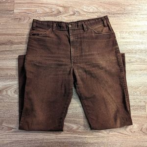 Dickies Men's Slim Straight Jeans - Brown